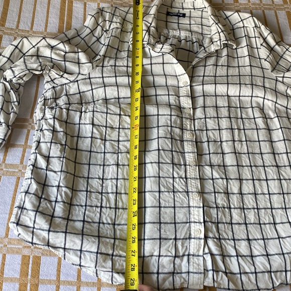 Lands End Super Oversized Boyfriend Fit Flannel - Picture 3 of 6